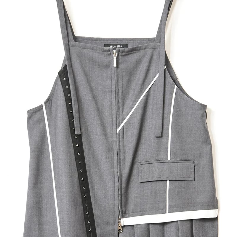 AULA AILA バックプリーツキャミソール BACK PLEATS CAMISOLE TOPS — aulaaila
