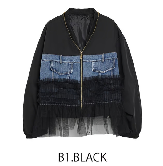 MICALLEMICALLE（ミカーレミカーレ）異素材ドッキングジャケット | ZAZABYS