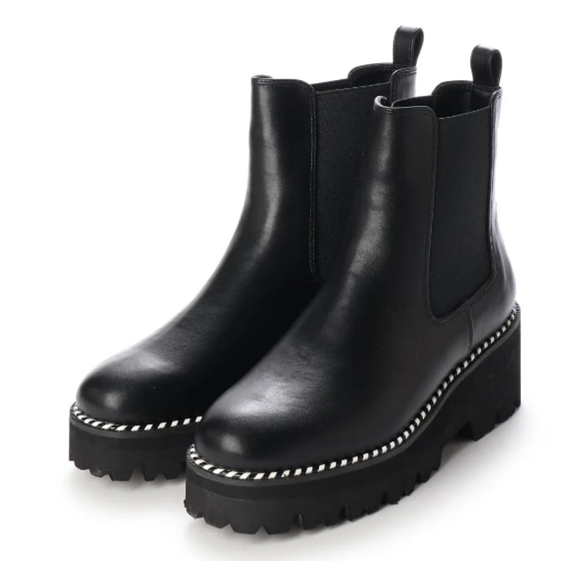 【EVOL】厚底トラックソールサイドゴアブーツ EVOL(イーボル）厚底トラックソールサイドゴアブーツ | ZAZABYS