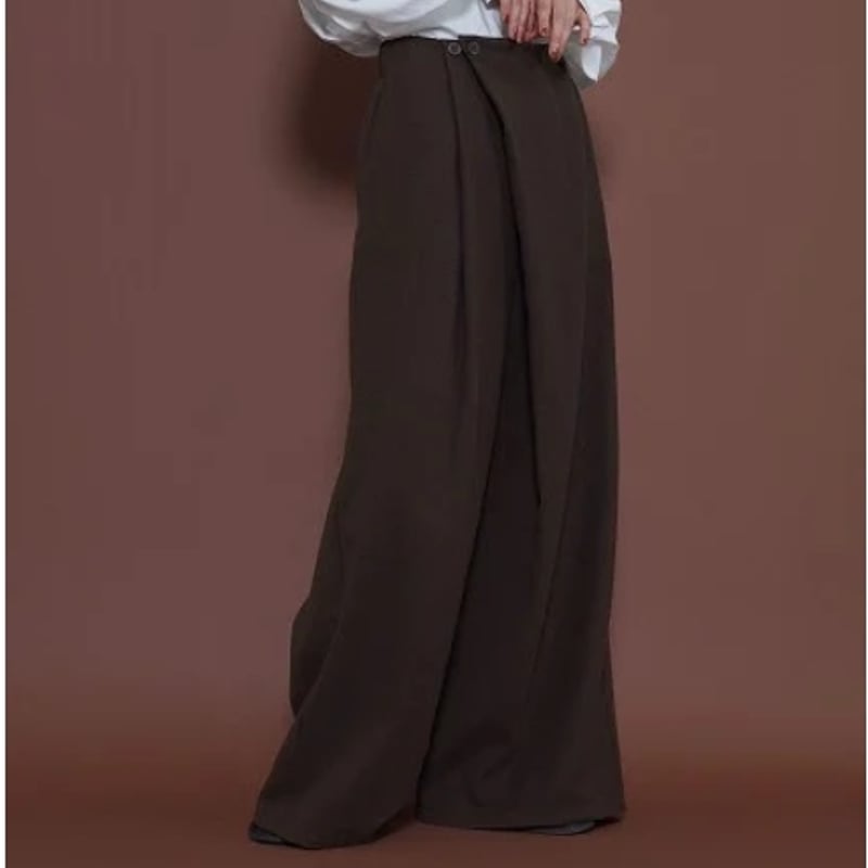 ラップウーリーワイドパンツ CYANTOKYO（シアントーキョー） | ZAZABYS