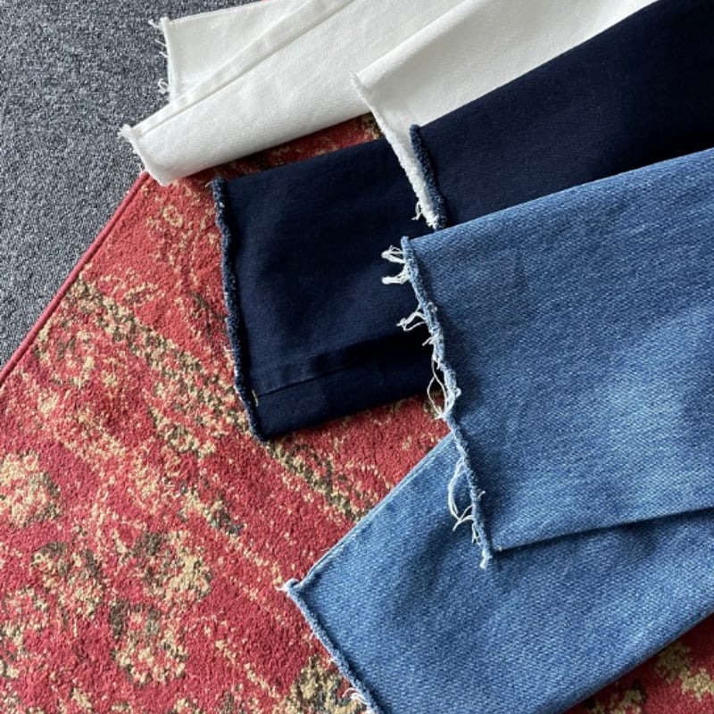 TRANOI.（トラノイ） アンバランスデニムジーンズ | ZAZABYS