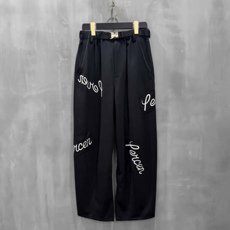 1％（イチパーセント）刺繡1％ロゴパンツ