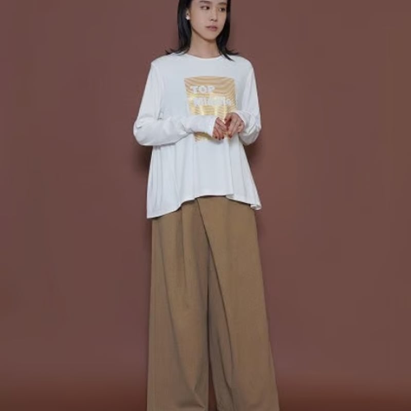 ラップウーリーワイドパンツ CYANTOKYO（シアントーキョー） | ZAZABYS