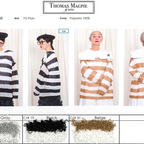 THOMAS MAGPIE（トーマスマグパイ）　25AW予約アイテムカラーまとめ