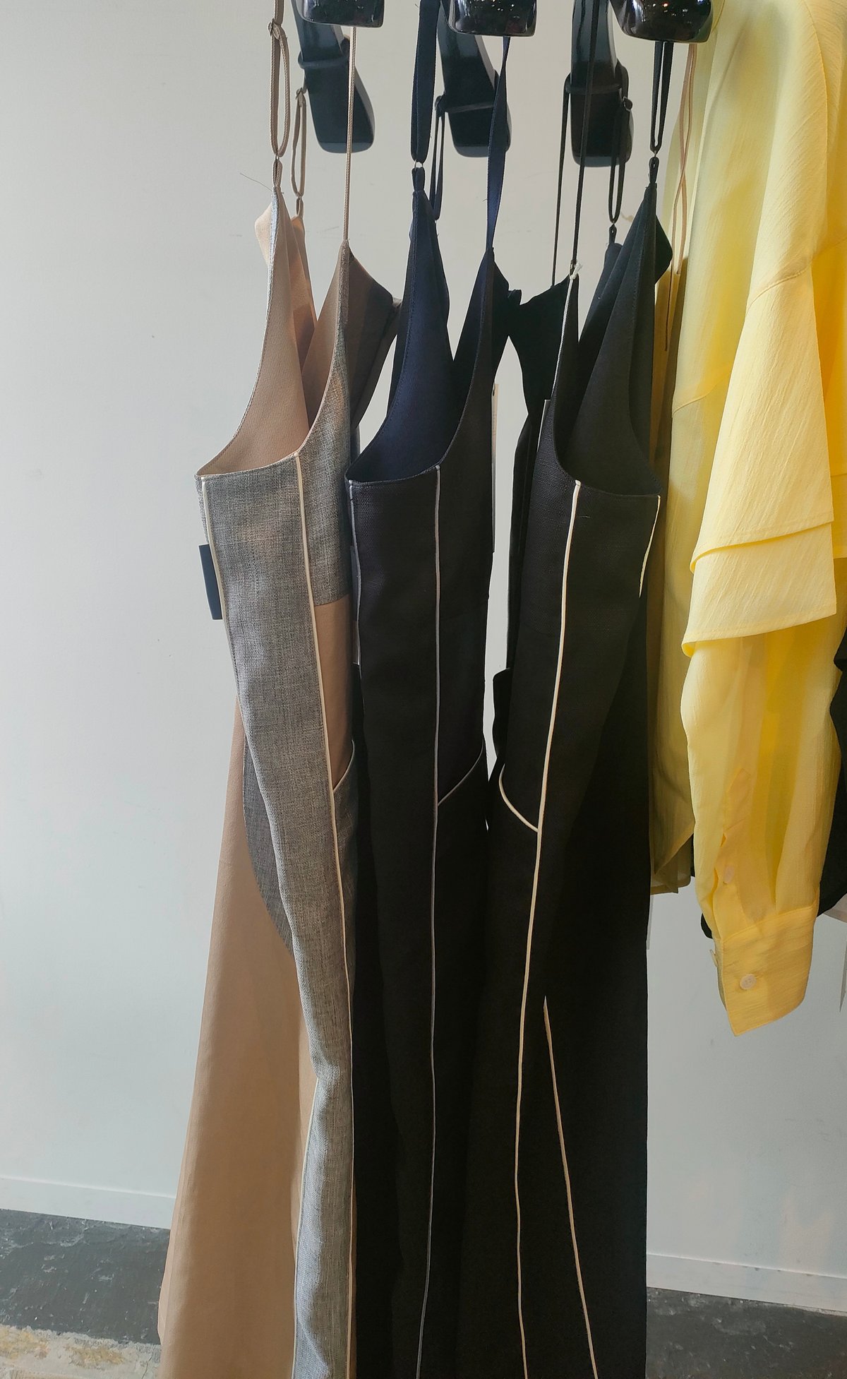 25SS予約アイテム 1％（イチパーセント）パイピングサロペット | ZAZABYS