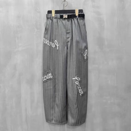 1％（イチパーセント）刺繡1％ロゴパンツ