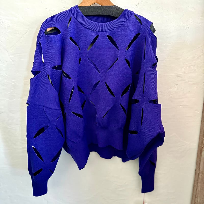 Dignite Collier(ディニテコリエ)穴開きセーター | ZAZABYS