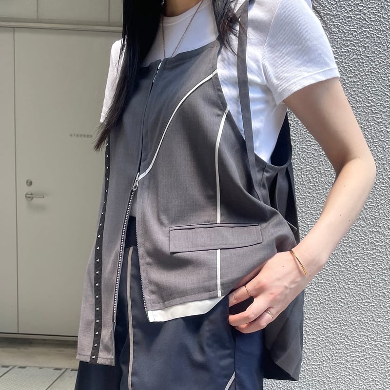 AULA AILA バックプリーツキャミソール BACK PLEATS CAMISOLE TOPS — aulaaila