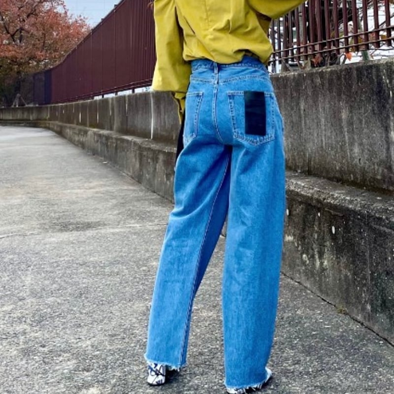 TRANOI.（トラノイ） アンバランスデニムジーンズ | ZAZABYS