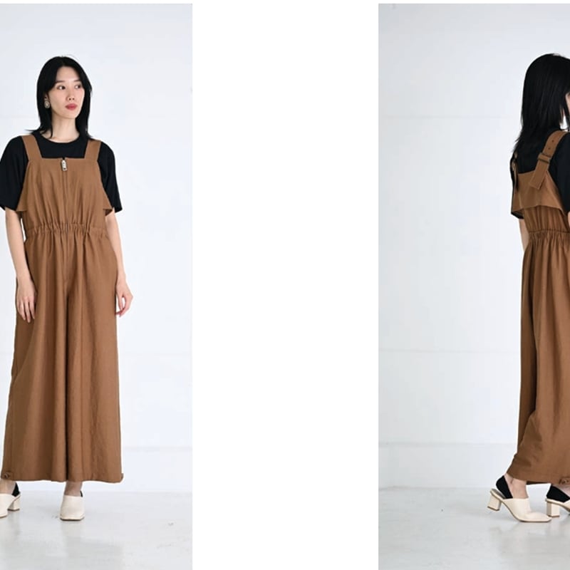 25SS予約アイテム 1％（イチパーセント）切り替えサロペット | ZAZABYS