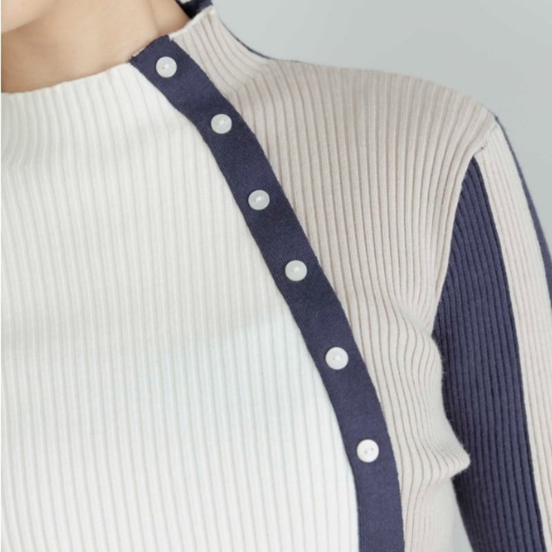 Eimee Law エイミーロウ　3TEXバーボタン ノーカラーCT Eimee Law エイミーロウ 3TEXバーボタン ノーカラーCT Eimee Law