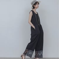 Eimeelaw(エイミーロー）裾レースドロストオールインワン
