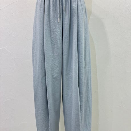26SS予約アイテム　CYANTOKYO（シアントーキョー）ヘムタックグロッシーイージーパンツ