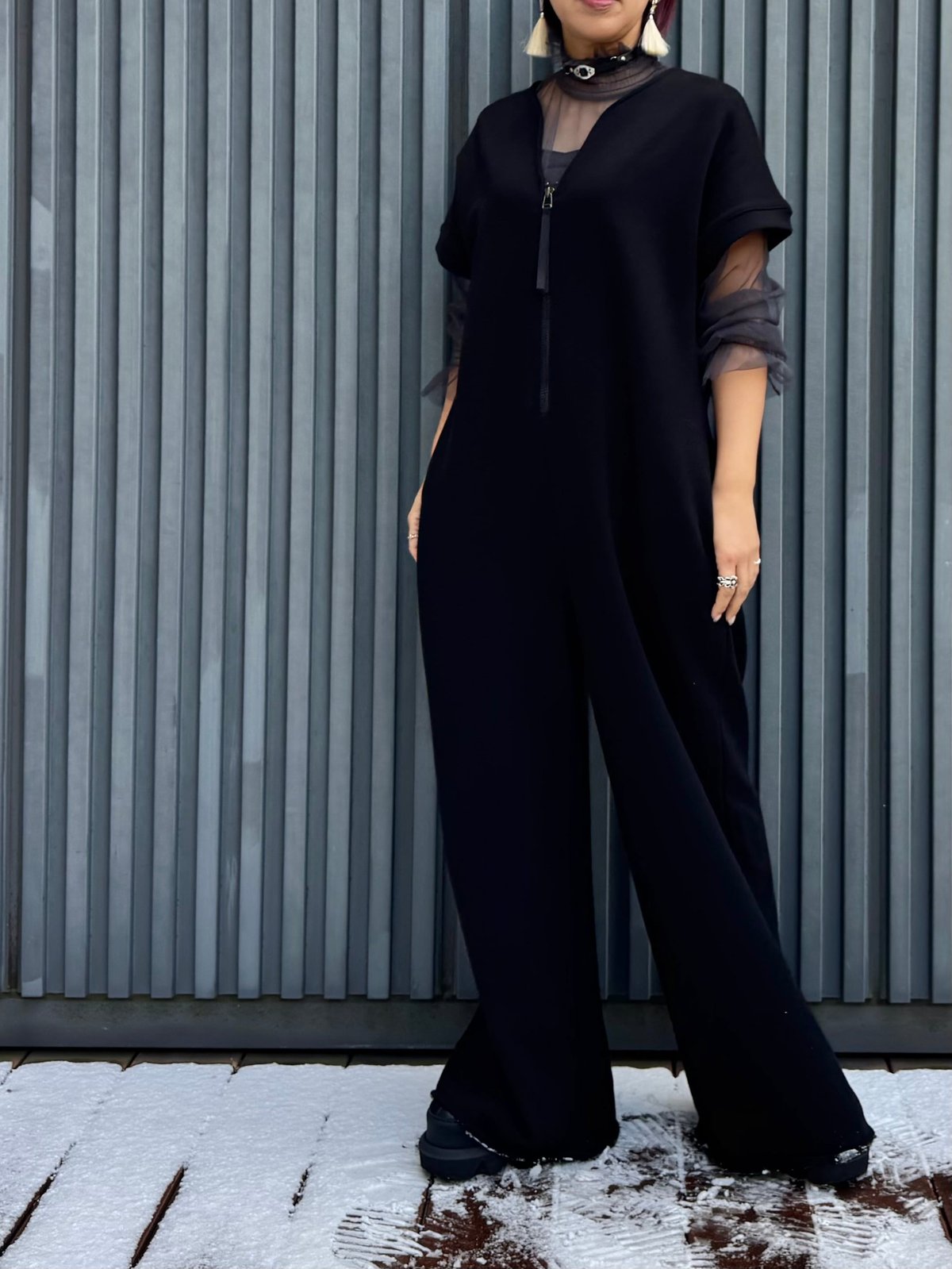 TRANOIオールインワン黒 TRANOI.（トラノイ）TORAオールインワン | ZAZABYS