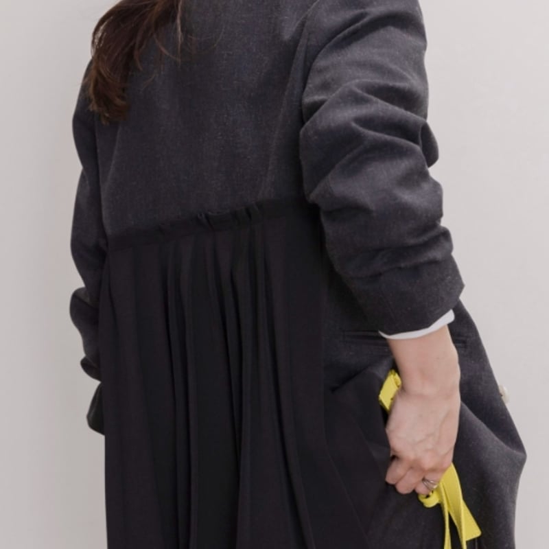 Eimee law（エイミーロー）バックプリーツ微配色ジャケット | ZAZABYS