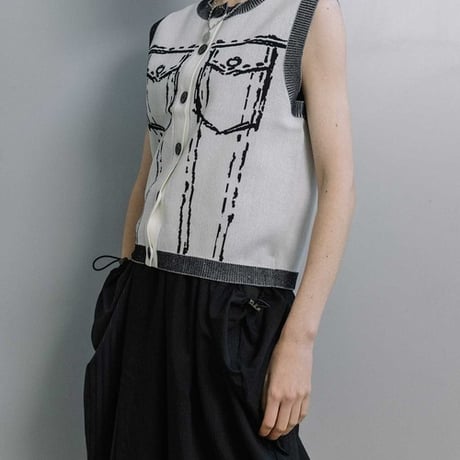 MARECHALTERRE(マルシャルテル）ジャガードベスト