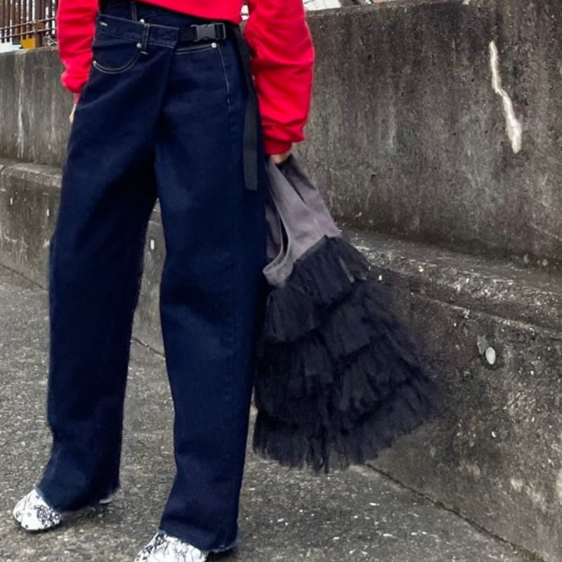 TRANOI.（トラノイ） アンバランスデニムジーンズ | ZAZABYS