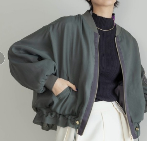 美品　Eimee Law ブライト シアーブルゾン Eimee Law（エイミーロウ）の「ブライト シアーブルゾン（ブルゾン