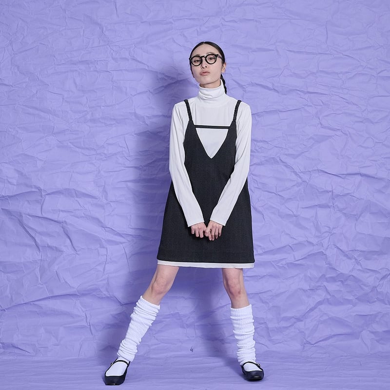 THOMASMAGPIE（トーマスマグパイ）ストレッチヘリンボーンワンピース  