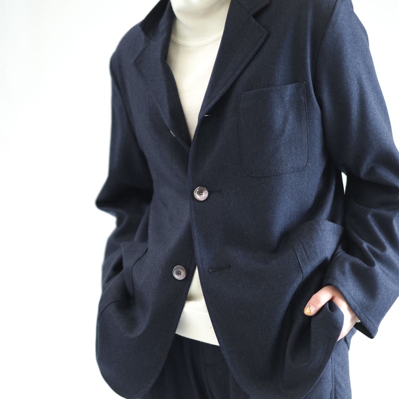 はたやジャケット（組上）【ネイビー】006JK ［ メリノウール ］ | 新