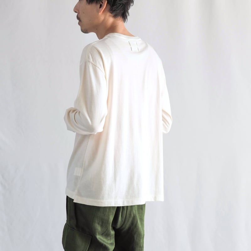 羊毛Tシャツ ロング/s iti-11 ［ メリノウール ］ | 新見本工場