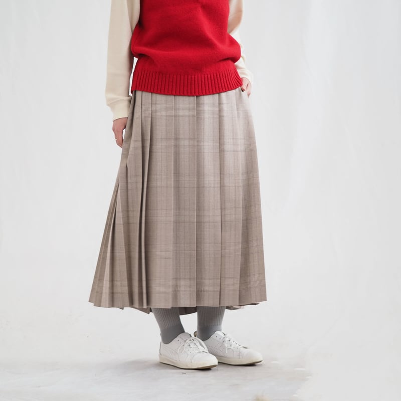 新品未使用タグ付き　elu. エル　Peonywoolskirt ウールスカート 松永スカート 001SK［ メリノウール ］ | 新見本工場 オンラインストア
