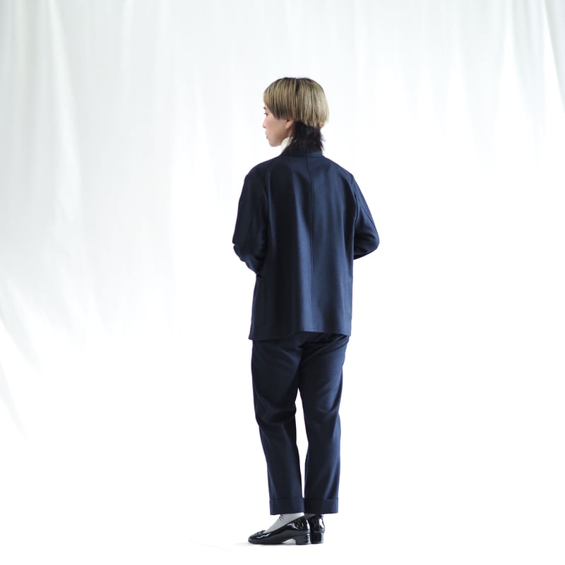 はたやジャケット（組上）【ネイビー】006JK ［ メリノウール ］ | 新