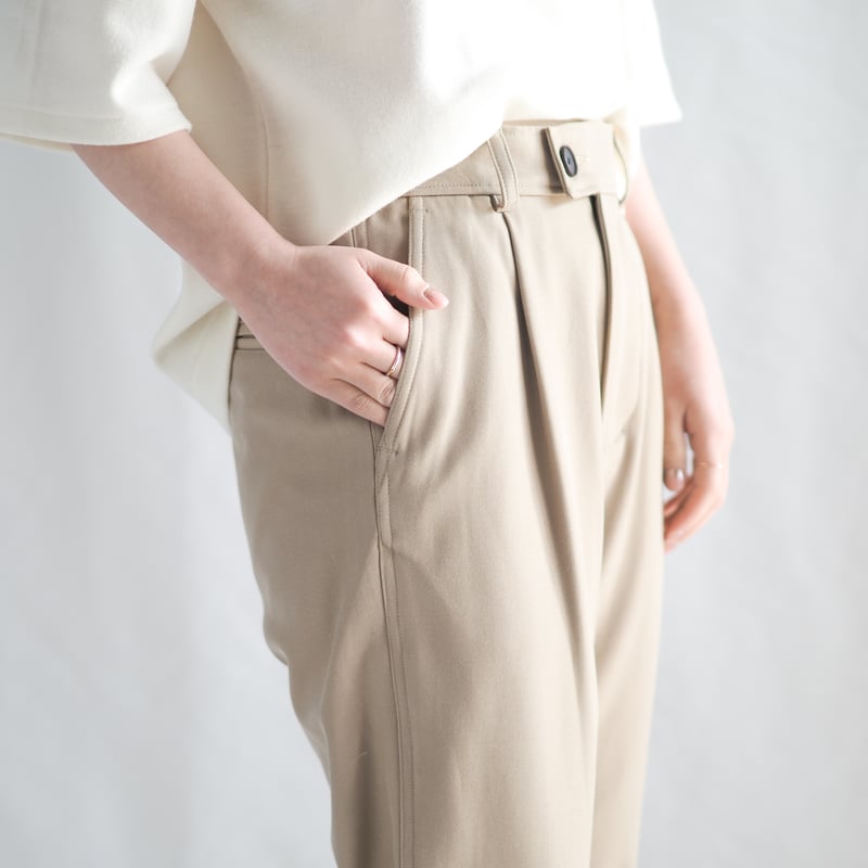 最終価格)新見本工場はたやパンツ　サイズ3 カーキ　バックサテンギャバ 最終価格)新見本工場はたやパンツ サイズ3 カーキ バックサテンギャバ