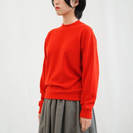 【SALE】はいからネック　朱　iti-06  ［ メリノウール ］