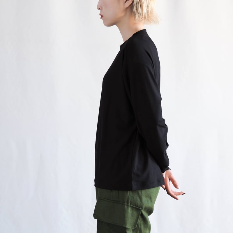 ひつじTシャツ ロング/s 003CS ［ メリノウール ］ | 新見本工場