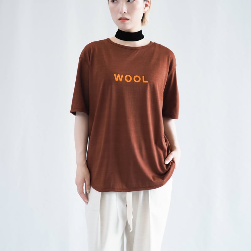 Sheep Words Tee - シープワーズティー - 「メリノウール」 | 新見本