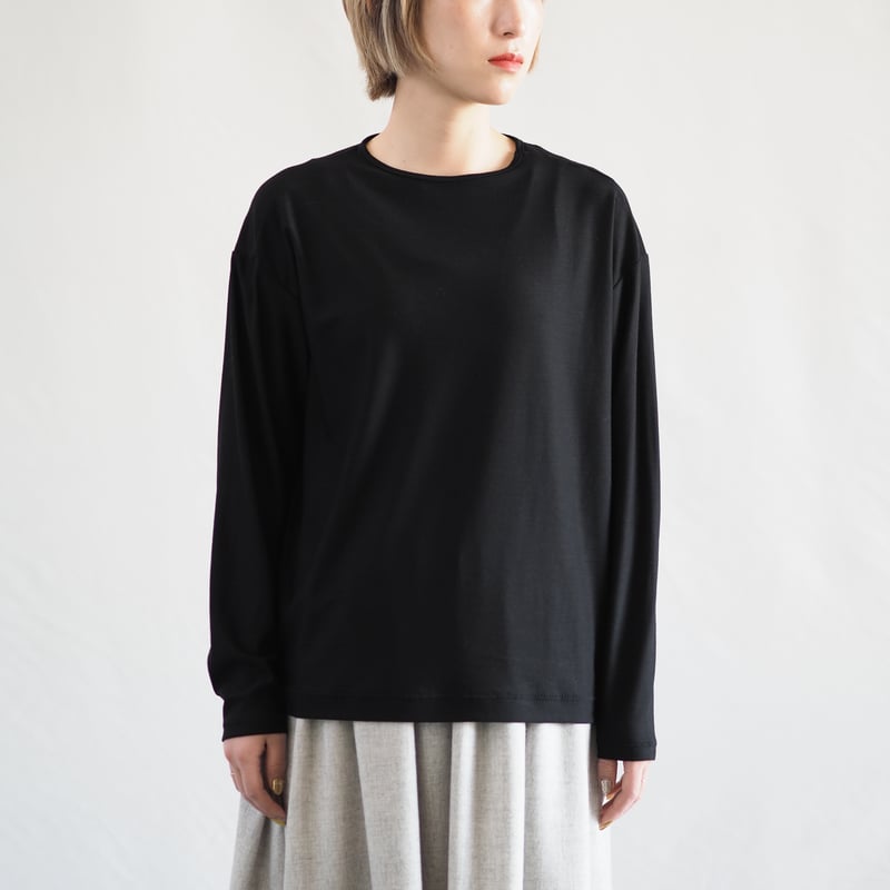 ひつじTシャツ ロング/s 003CS ［ メリノウール ］ | 新見本工場