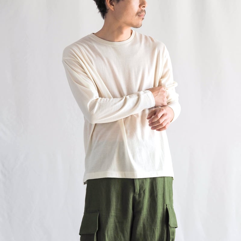 ONC MERINOロングTシャツ サンドイエロー L 楽天市場】【最大75%OFF】【SALE】Vネック 吸汗 速乾 ロンT メンズ