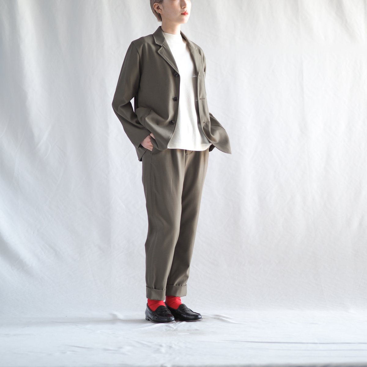 SALE】はたやパンツ（組下） 009PT ［ メリノウール×コットン ］ | 新