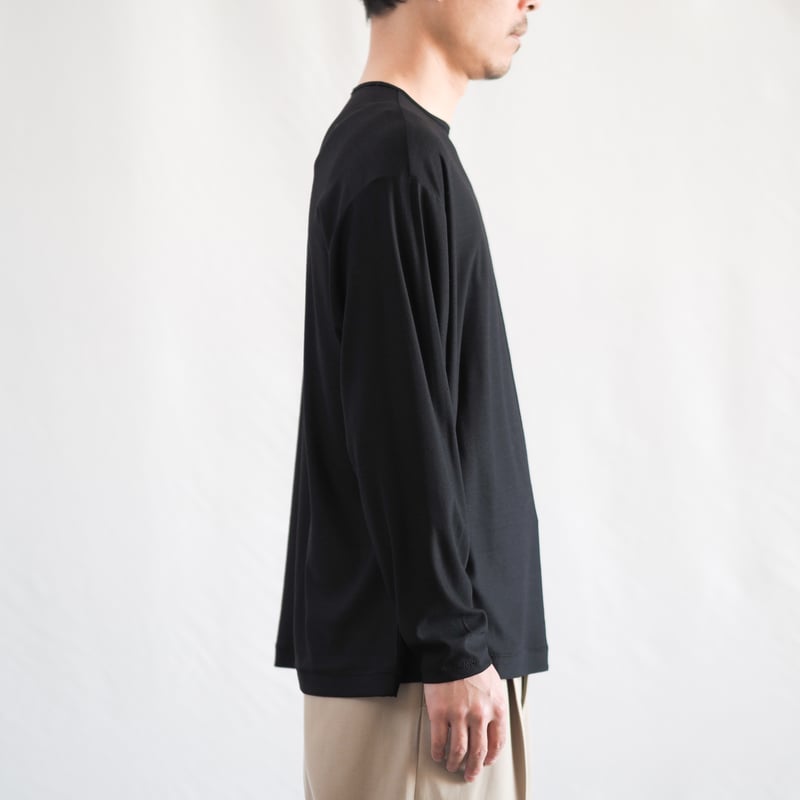 ひつじTシャツ ロング/s 003CS ［ メリノウール ］ | 新見本工場