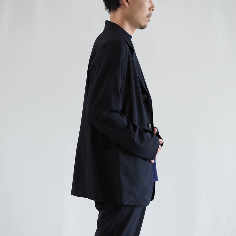 はたやジャケット（組上）【ダークネイビー】004JK ［ メリノウール