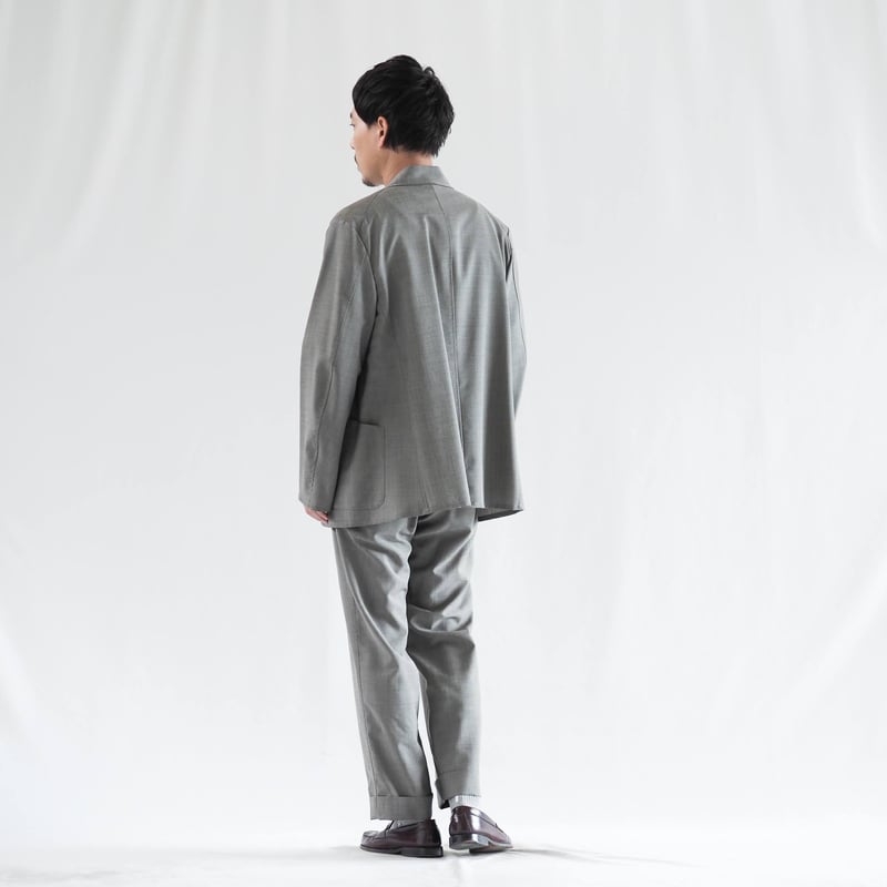 グレー ビジネスジャケット ウール混紡 ウール混紡テクスチャースーツ | ZARA Japan / 日本