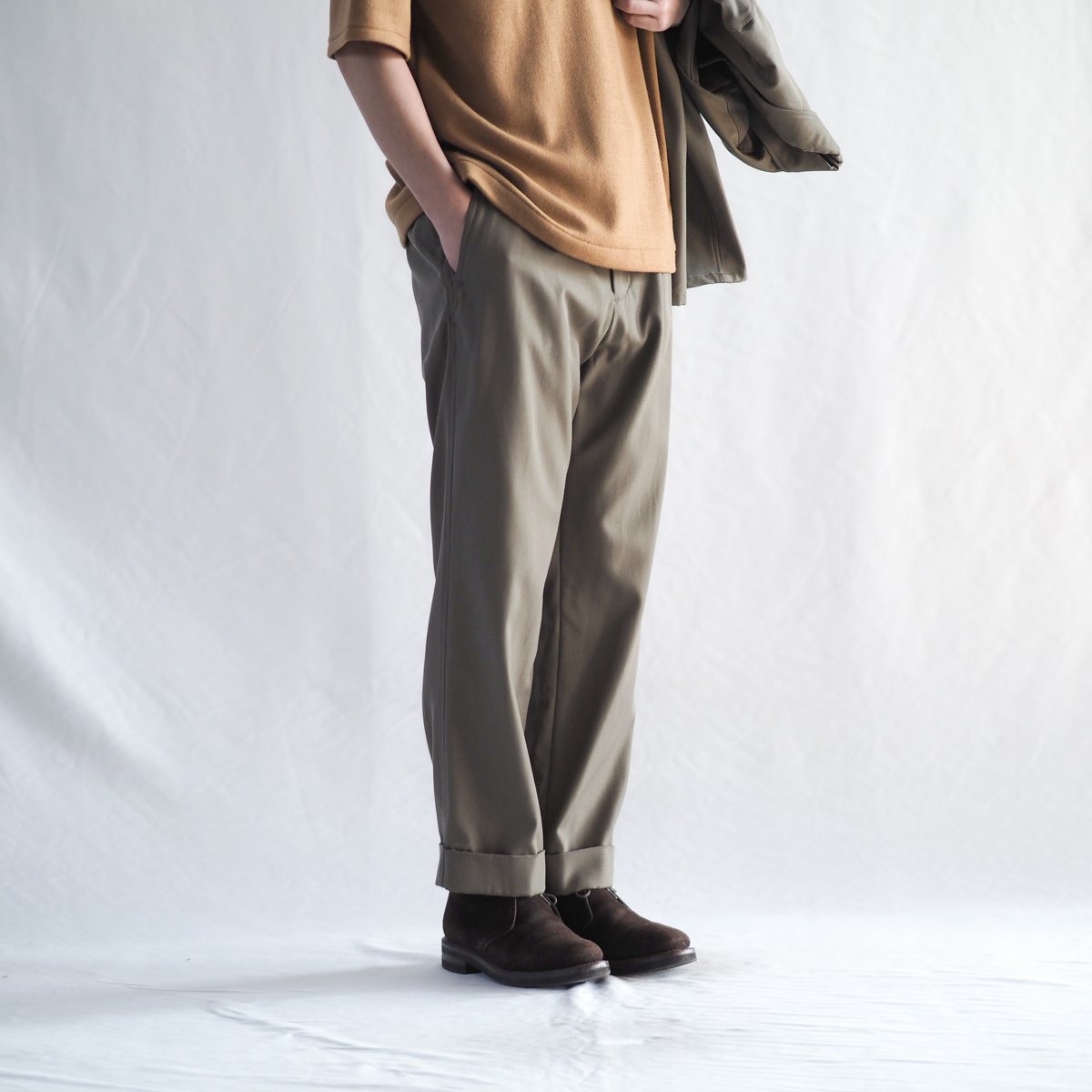 SALE】はたやパンツ（組下） 009PT ［ メリノウール×コットン ］ | 新