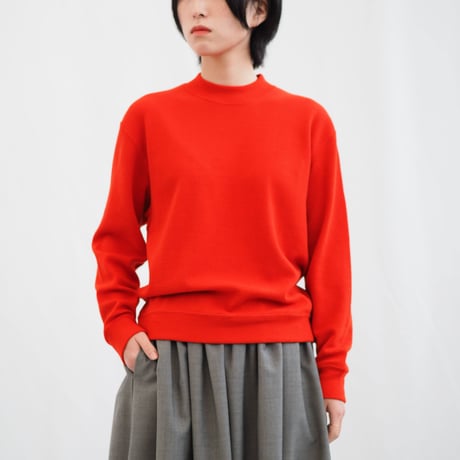 【SALE】はいからネック　朱　iti-06  ［ メリノウール ］