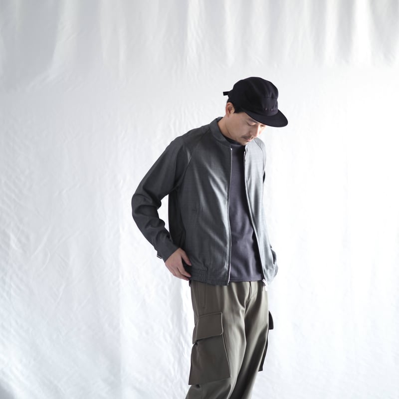 新見本工場 はたやブルゾン　メリノウール×シルク　Sサイズ はたやブルゾン 003BZ ［ メリノウール × シルク ］ | 新見本工場