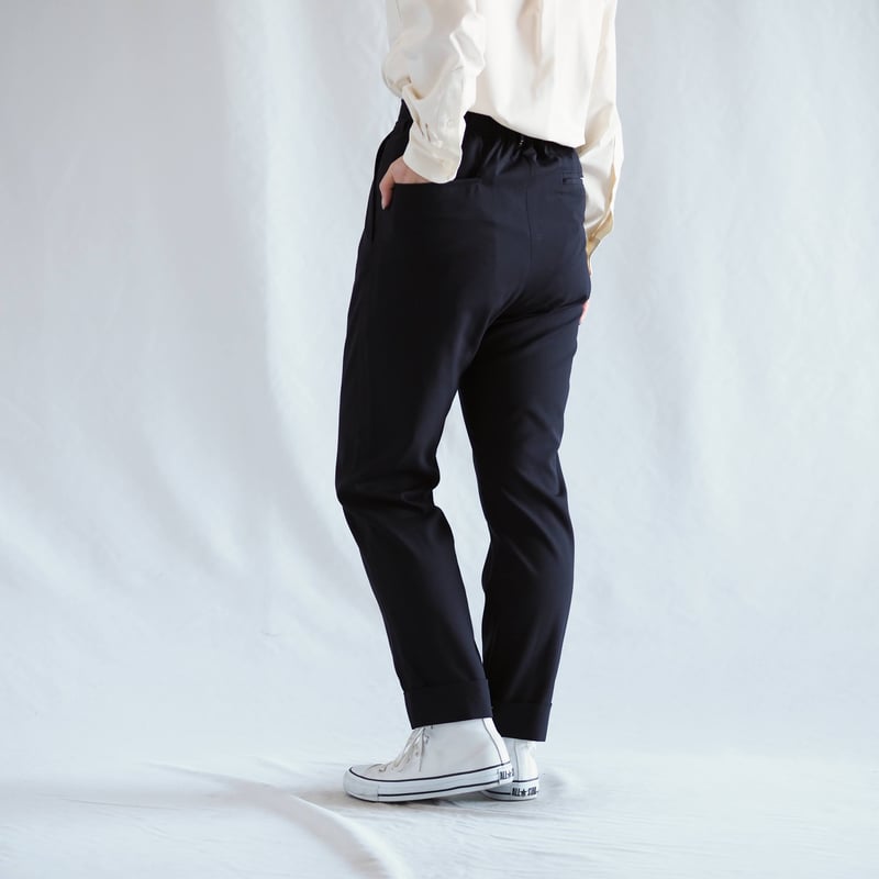 新見本工場　はたやパンツ　ウールサキソニー４ はたやパンツ（組下）【ダークネイビー】004PT ［ メリノウール