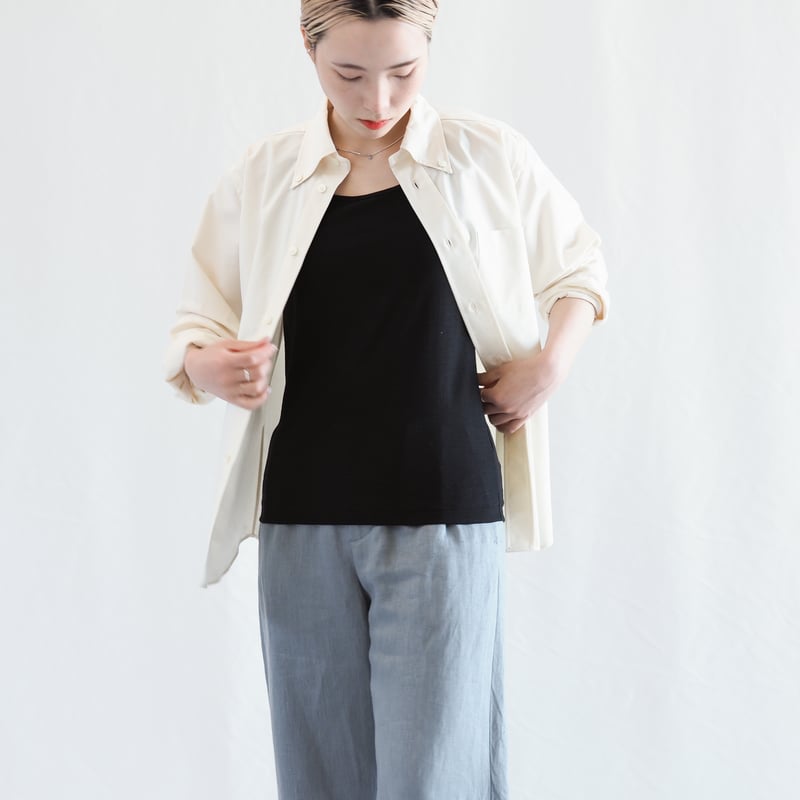 COMMISSION 24SS タンクトップ ひつじタンクトップ 006CS ［ メリノウール ］ | 新見本工場