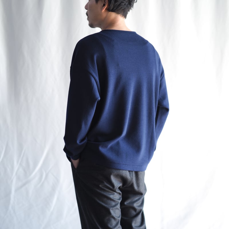 新品正規品【ROUGH&SWELL/L】メリノウール100%ニットセーター SALE】ひつじセーター 007CS ［ メリノウール ］ | 新見本工場