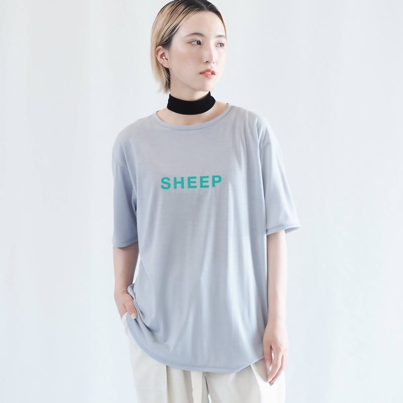 Sheep Words Tee - シープワーズティー - 「メリノウール」 | 新見本