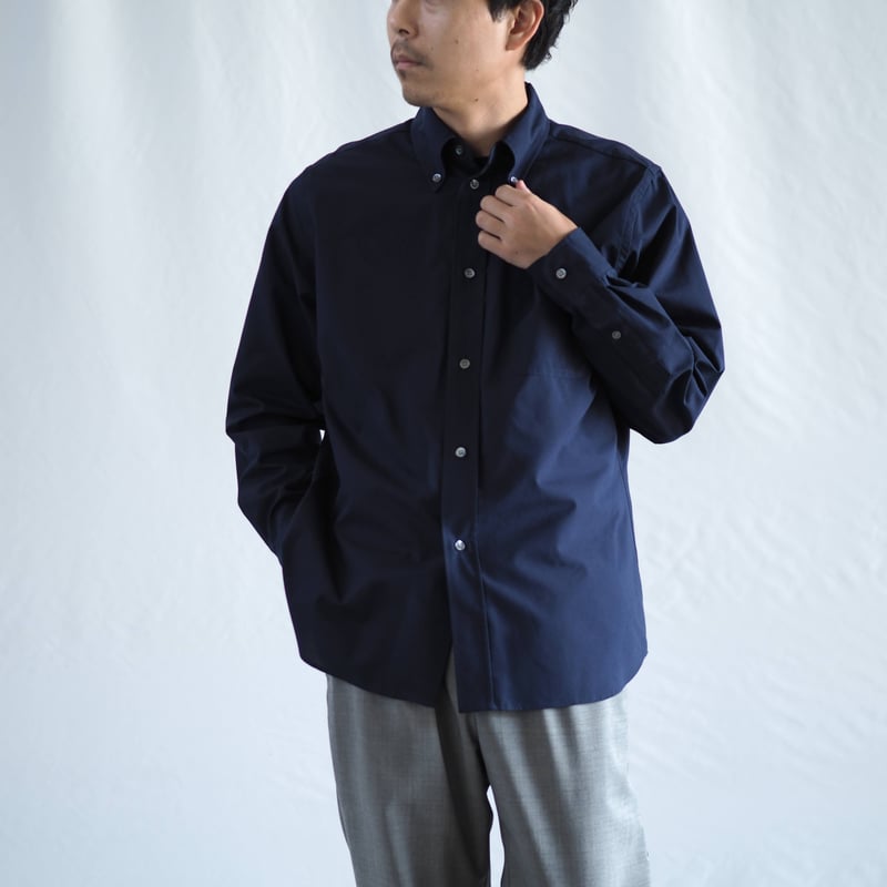 はたやシャツ ボタンダウン 001SH ［ コットン×シルク ］ | 新見本工場 