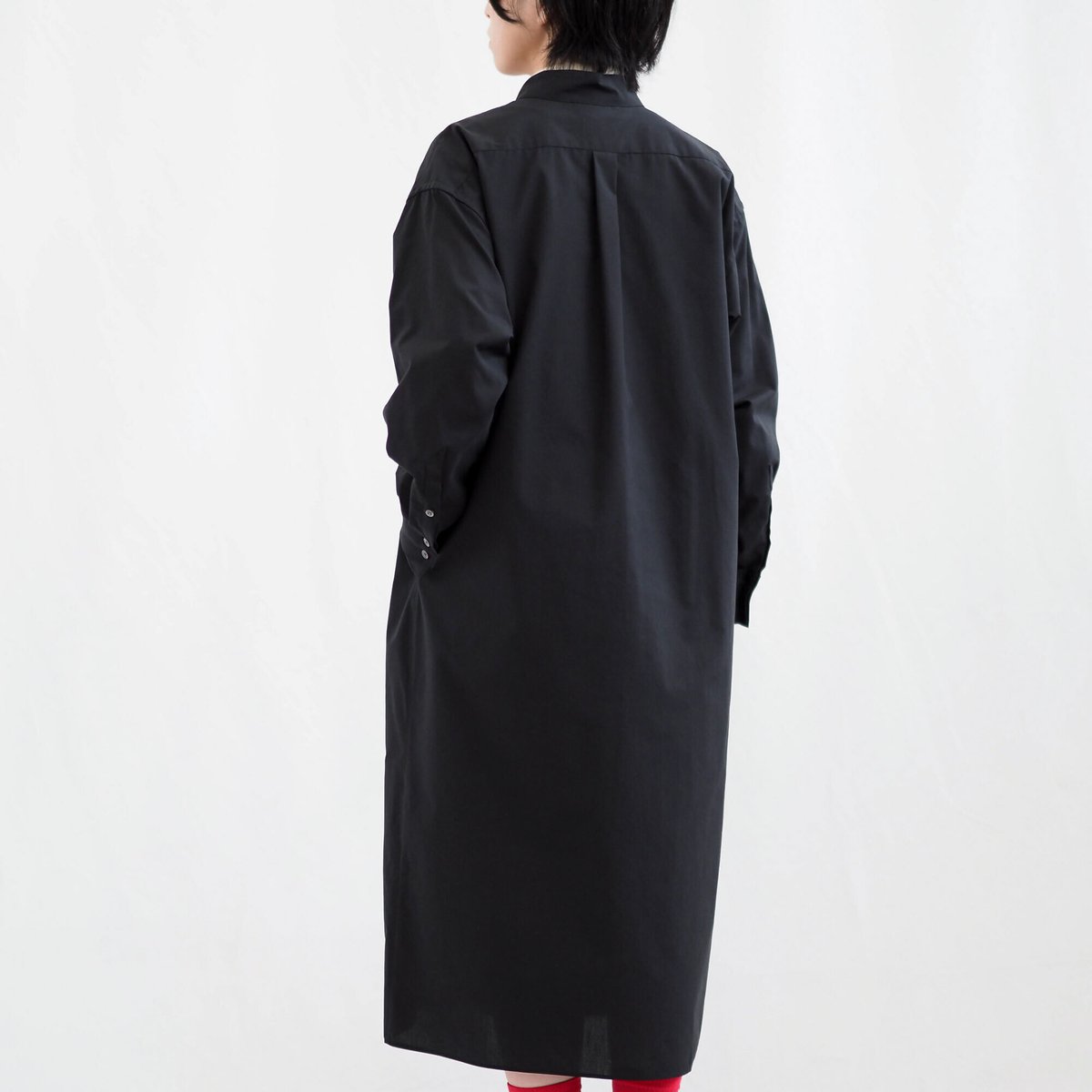 24SS タグ付未着用 クジャク ロングシャツコート KJ_014 ナイロン 24SS タグ付未着用 クジャク ロングシャツコート KJ_014 ナイロン