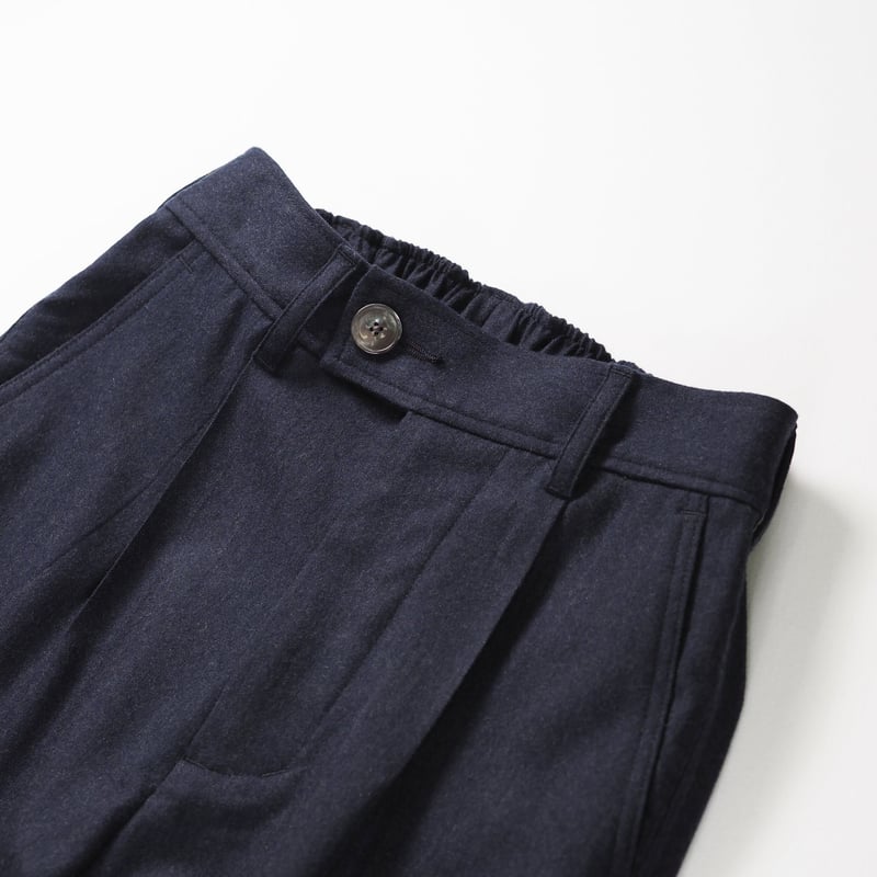 新見本工場　はたやパンツ　フロートポーラ　サンド　サイズ4 はたやパンツ（組下）【ネイビー】006PT ［ メリノウール