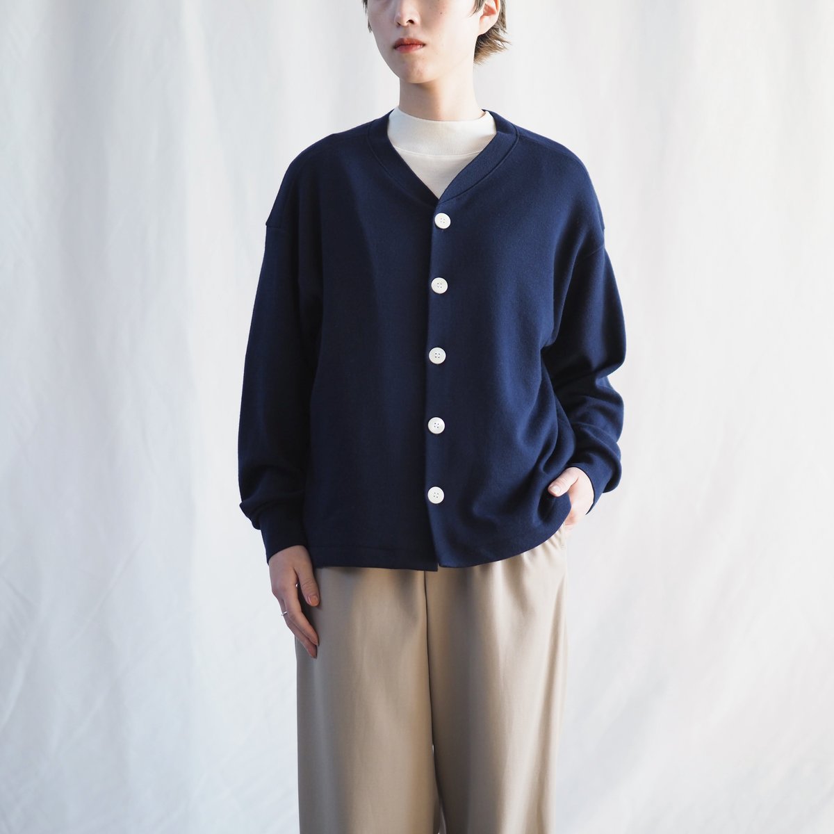 nullus 24aw メリノウール カーディガン nullus 24aw メリノウール カーディガン