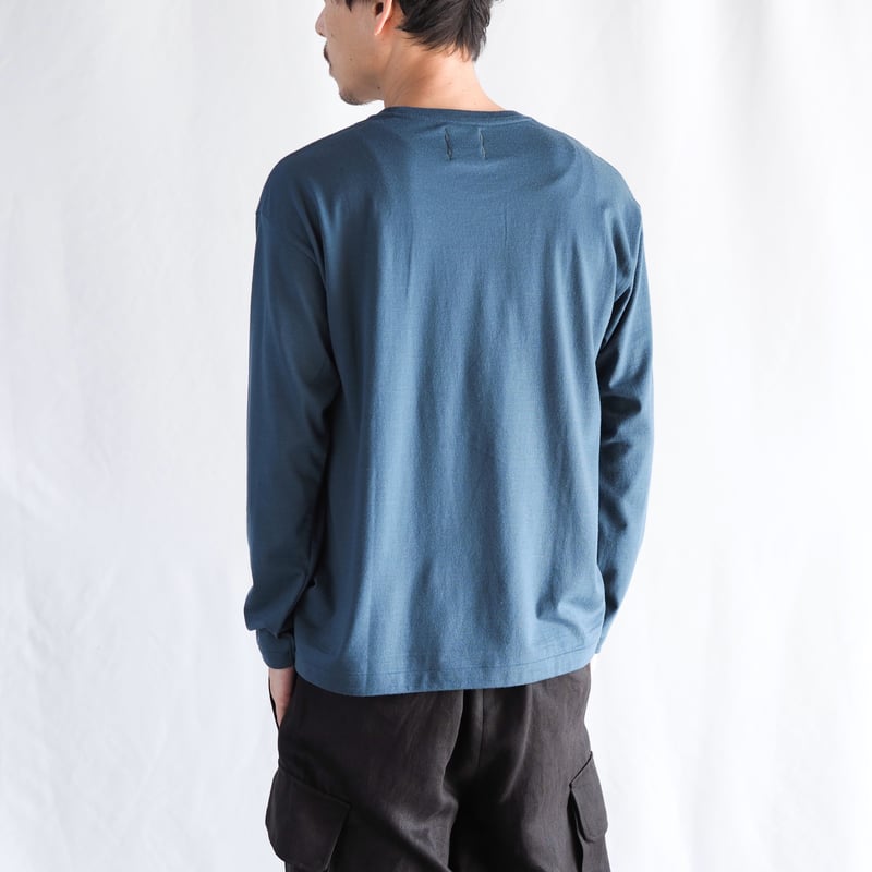 羊毛Tシャツ ロング/s iti-11 ［ メリノウール ］ | 新見本工場