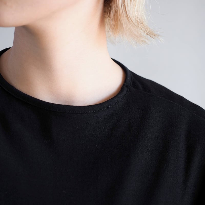 ひつじTシャツ ロング/s 003CS ［ メリノウール ］ | 新見本工場 
